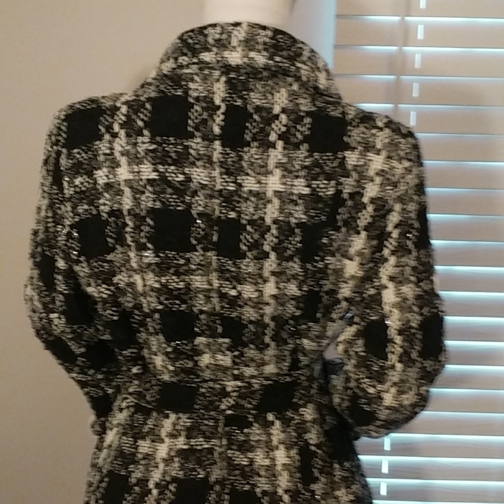 New Women OuterwearCoat/Jacket with Belt by ME JANE Size L - Picture 10 of 12